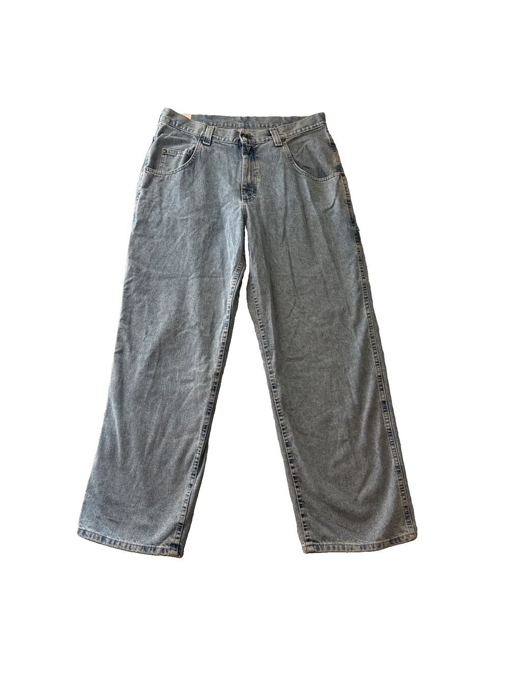 Vintage 90s Lee Dungarees Carpenter Jeans NWT USA Made 34x30 Light Wash Relaxed